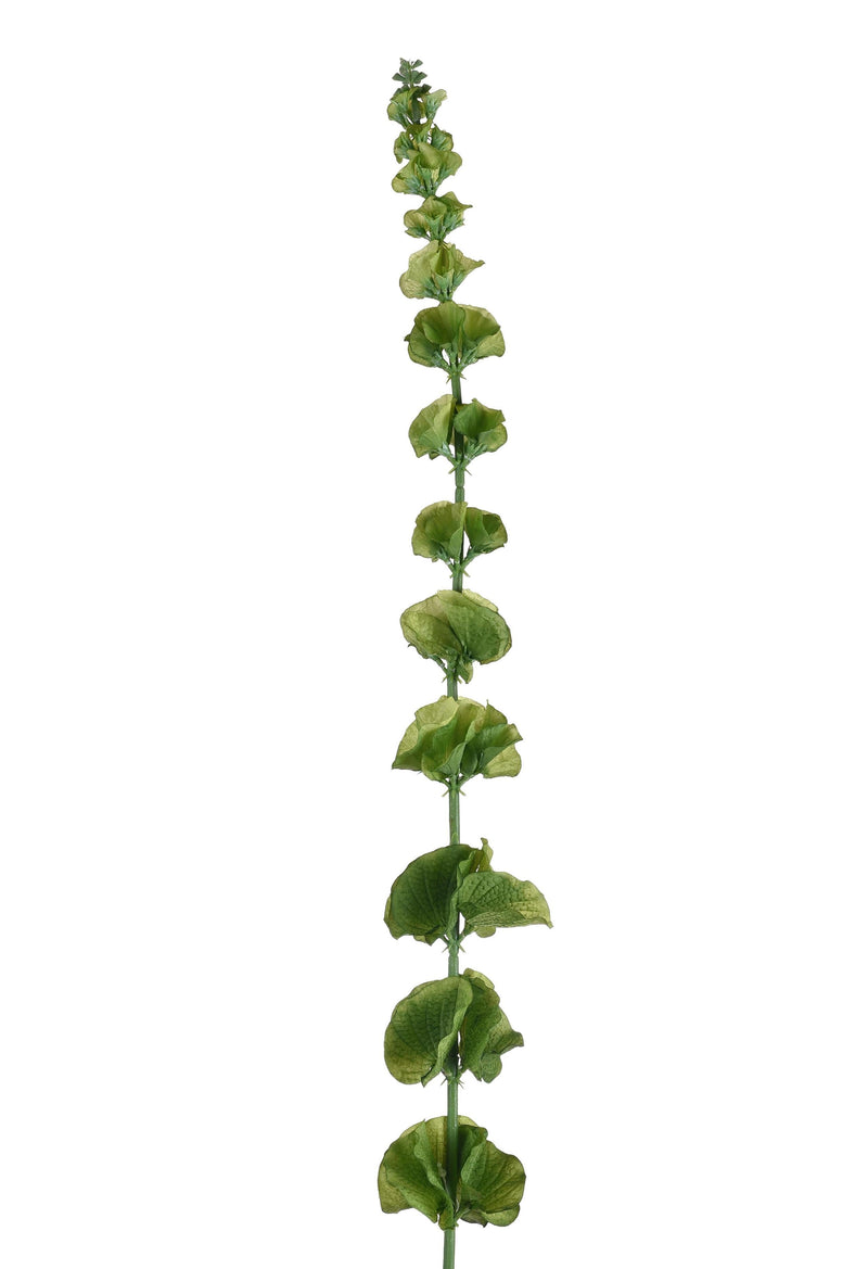 Set 3 Fiori Artificiali di Moluccella Altezza 102 cm Verde