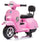 Piaggio Mini Vespa PX150 Elektro 6V für Kinder Rosa