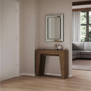 Consolle Allungabile 90x25/181 cm Pannelli in Nobilitato Narrow Noce