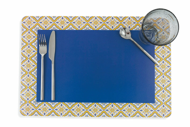 Set 6 Tovagliette 45x30 cm in Plastica Villa d'Este Home Tivoli Sicilia Vari Colori