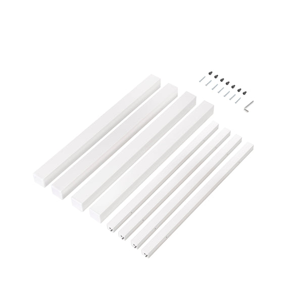 Set Struttura e Gambe Tavolo 750x750 mm in Acciaio Emuca Bianco sconto