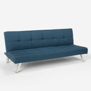 Divano Letto 172x74x75 cm in Tessuto Blu