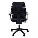 Poltrona da Ufficio Lorene 62x60x100/110 h cm in Poliuretano Nero