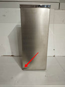 Cestino Gettacarte Posacenere 30,6x60x24,5 cm in Acciaio 17L per Interno Esterno Seconda Scelta