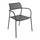Windsor stapelbarer Gartenstuhl 56 x 56 x 78 h cm aus anthrazitfarbenem Stahl