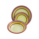 Servizio Piatti 18 Pezzi in Gres Villa d'Este Sombrero