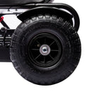 Go Kart a Pedali per Bambini 5-12 Anni con Sedile Regolabile e Freno a Mano Nero   