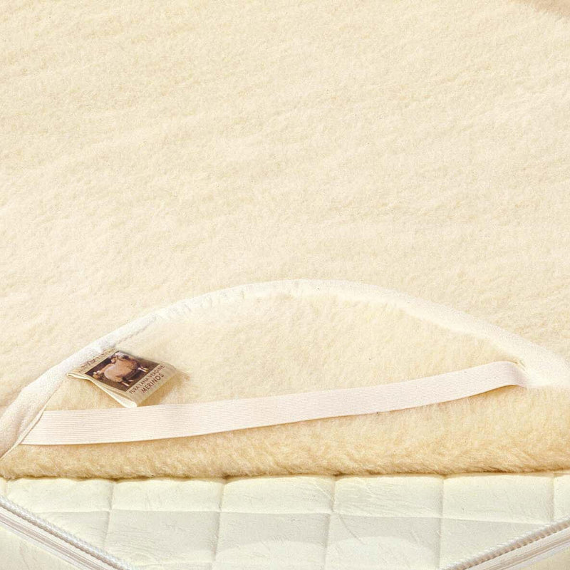 Coprimaterasso Pura Lana Merinos Antidecupito 1250gr Cober Stevil Varie Misure