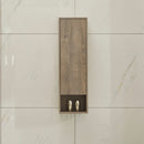 Mobile a Colonna per Bagno 30x20x100 cm in MDF Rovere