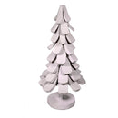 Albero di Natale in Legno di Paulownia H90cm Bianco