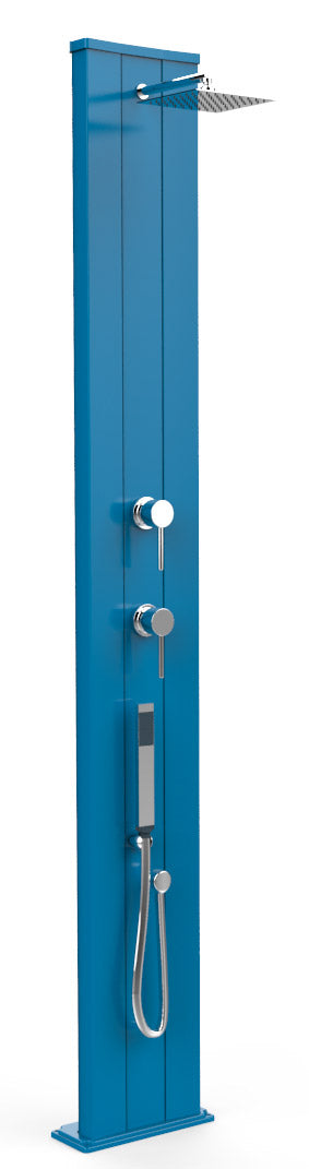 Doccia Solare da Esterno Giardino 40L Miscelatore e Doccetta Mobile Arkema Dada S Blu prezzo