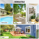 Set Tavolo 2 Sedie da Giardino Pieghevoli  Small Nero