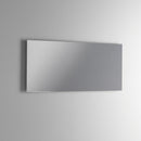 Mobile Bagno Sospeso 135 cm Lavabo Specchio Lampada a LED e Mensola TFT Mactan Sinistra Bianco Rovere e Grigio