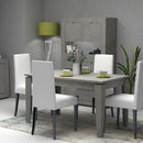 Tavolo allungabile 120/160x80 cm Megaron cemento