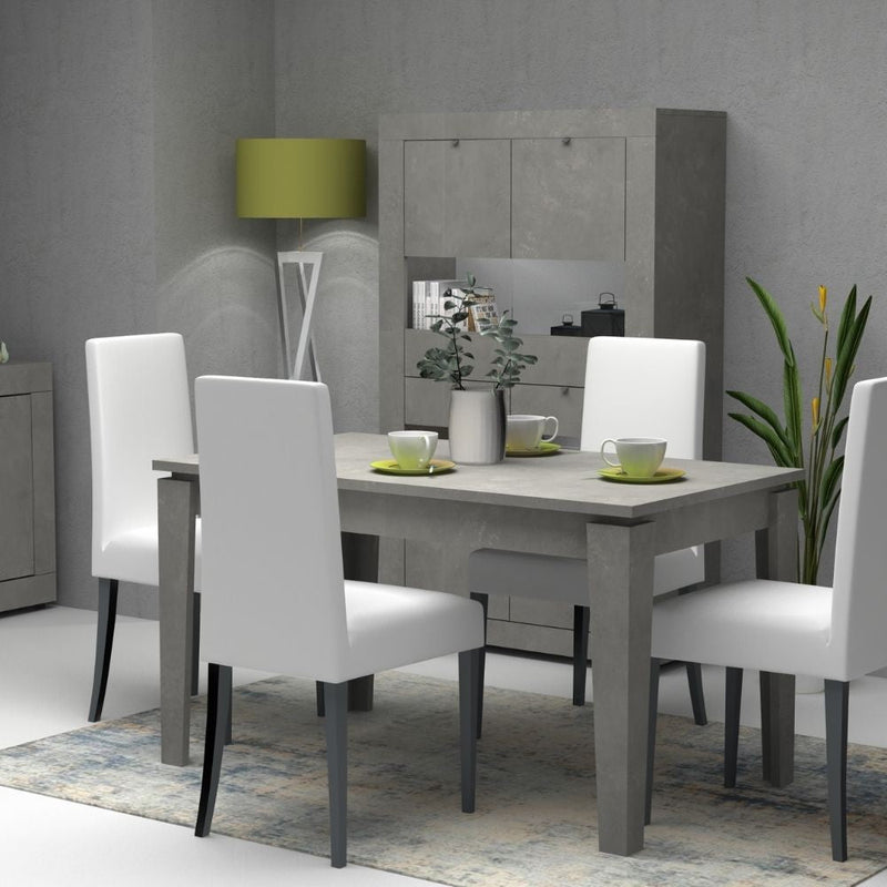 Tavolo allungabile 120/160x80 cm Megaron cemento