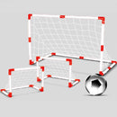 Set Kit 3 Porte da Calcio Giocattolo Soccer Tre Dimensioni Rete in Nylon Bambini
