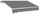 Vierkantstab-Markise 3x2m aus grauem Ranieri-Polyester