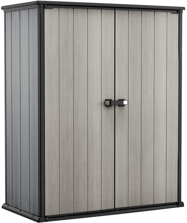 Gartengeräteschrank 140 x 170,4 x 73,6 cm aus Harz Keter Hight Store Grey acquista