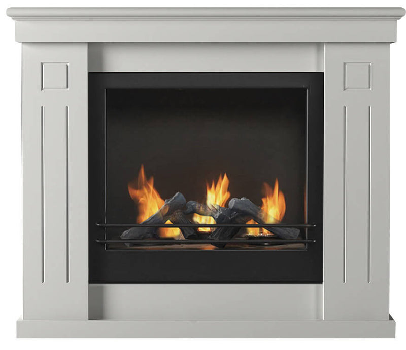 Camino a Bioetanolo da Pavimento 98x83 cm Vannini Raffaello Bianco