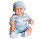 Bambola Bebè Neonato Lucas con Pigiama Blu 46cm JC Toys