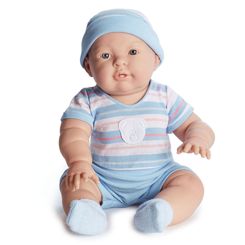 Bambola Bebè Neonato Lucas con Pigiama Blu 46cm JC Toys