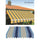 Markise mit einziehbaren Armen 3x2,5m Polyestergewebe Design P4032