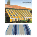 Tenda da Sole con Bracci Retrattili 3x2,5m Tessuto in Poliestere Disegno P4032