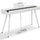Tastiera Musicale Pianoforte Elettrico 88 Tasti Standard con 880 Timbri 600 Ritmi e Pedaliera Bianco