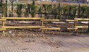 Recinzione con Mezzi Pali 250xH150 cm in Legno