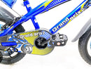 Bicicletta per Bambino 14" 2 Freni con Borraccia e Scudetto Frontale Blu