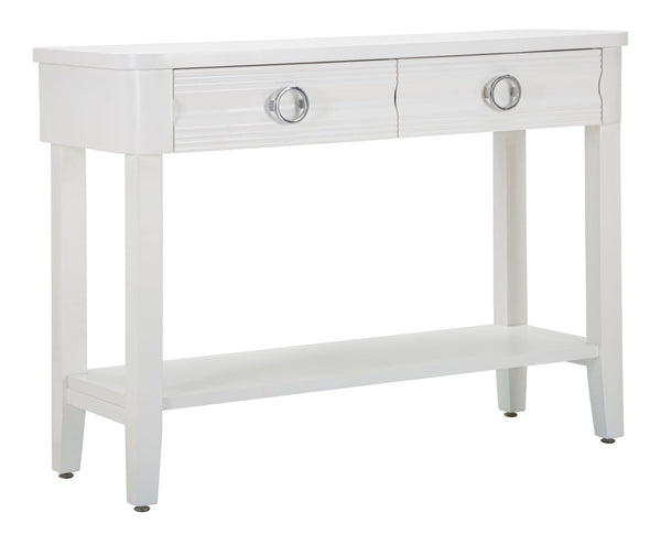prezzo Console Fissa Shine 110x82x40 cm in Legno MDF e Metallo Bianco