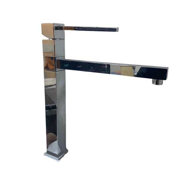 Rubinetto Cucina Miscelatore Monocomando Lavello Canna Dritta Girevole in Ottone Egeo Cromato sconto