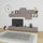 Parete Attrezzata Soggiorno 260 cm in MDF Tromen Light Mocha