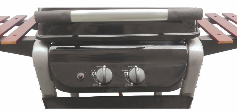 Barbecue a Gas GPL 2 Fuochi Soriani Nero