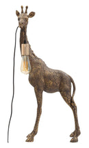 Lampada da Tavolo Giraffa 40x22x80 cm in Poliresina 