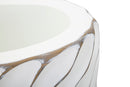 Vaso Alto 35x90x35 cm in Poliresina Bianco