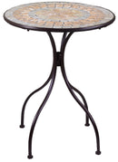 Set da Giardino Pieghevole in Metallo con Tavolo e 2 Sedie Urbino Nero