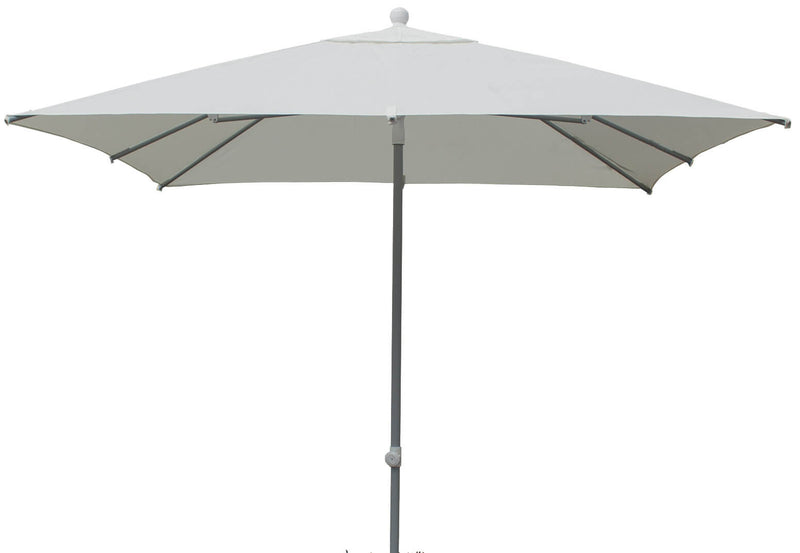 Ombrellone da Giardino 2,5x2,5 m Palo Ø38 mm in Alluminio Kraus Quattro Bianco