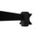 Wandvorhang 4 Meter 7,5x13,4 cm Schwarzes Band