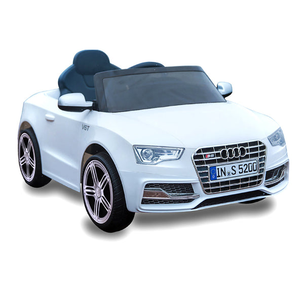 Elektro Rutscher 12V Audi S5 Cabrio Weiss prezzo