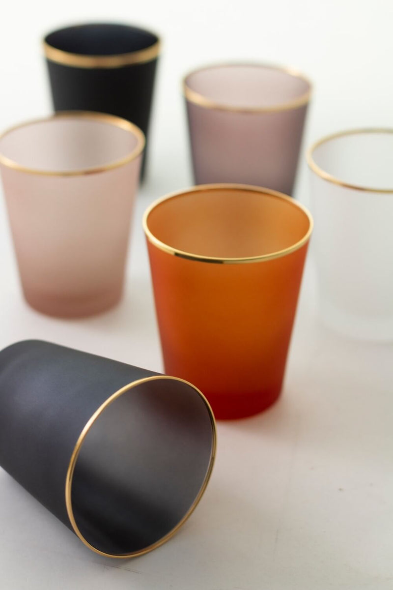 Confezione 6 Bicchieri Acqua in Vetro 330ml Villa d'Este Home Tivoli Cala Dorata