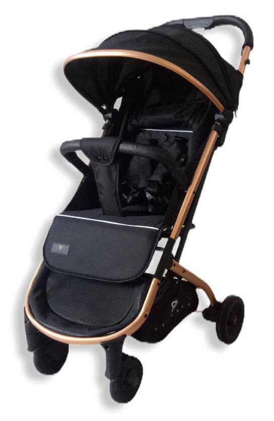 Leichter Kinderwagen Barotti Primo Schwarz und Gold online