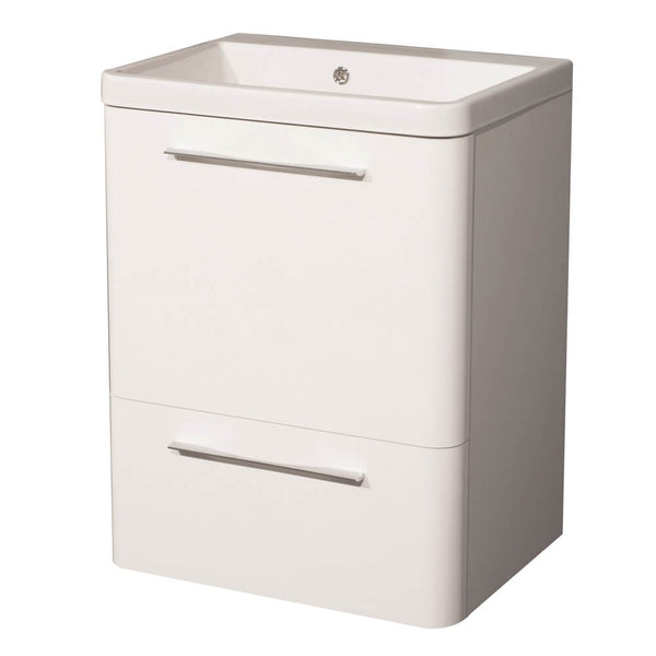Waschbeckenschrank 65,5 x 50,5 x 87 cm 2 Schubladen Montegrappa Novella Dipiù Weiß acquista