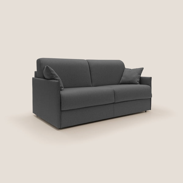 acquista Divano Letto 2 Posti 169x90x96 cm in Tessuto Antracite