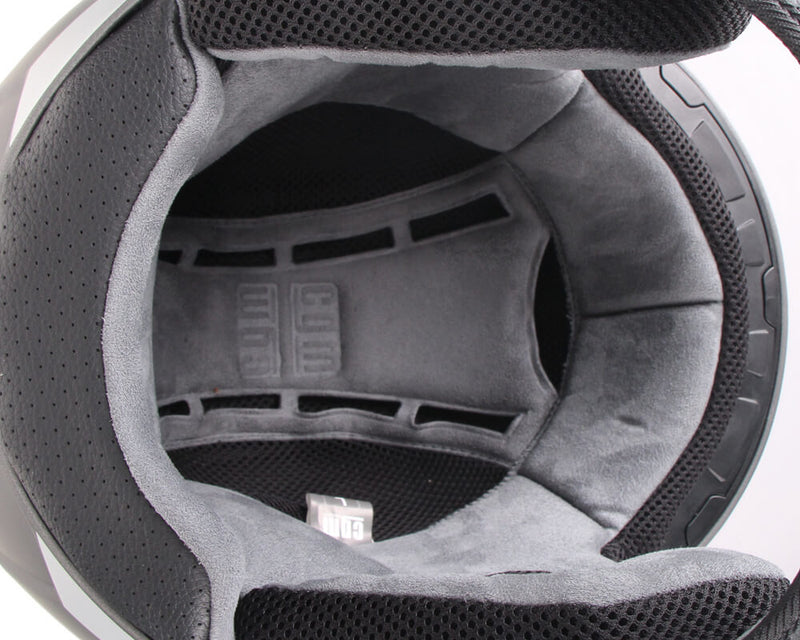 Casco Demi-Jet per Scooter Visiera Sagomata CGM Positano 107V Titanium Opaco Varie Misure