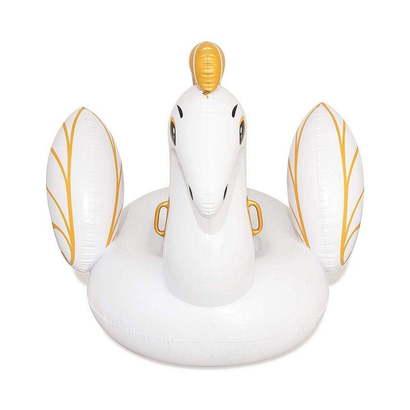 Cavallo Gonfiabile Gigante 231x150 cm in Vinile Bestway  41118 Pegaso Bianco