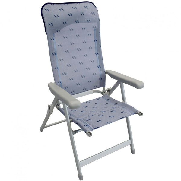 sconto Ischia Sessel 77x63x122 h cm in hellblauem Textilene