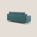 Divano 2 Posti 146x95x91 cm in Tessuto Azzurro