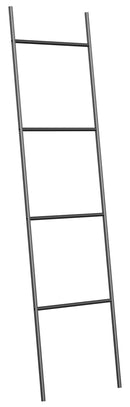 Scaletta Portasciugamani 175x46 cm in Metallo Motti Nero