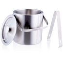 Secchiello per Ghiaccio Pinza e Coperchio Contenitore Refrigerante Capienza 1.2L Alpina